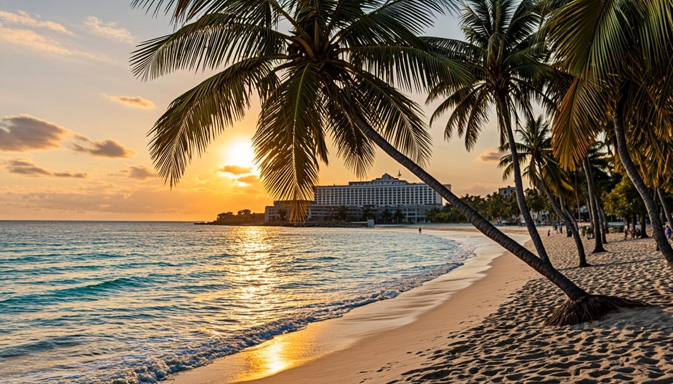 Tropical paradise destination